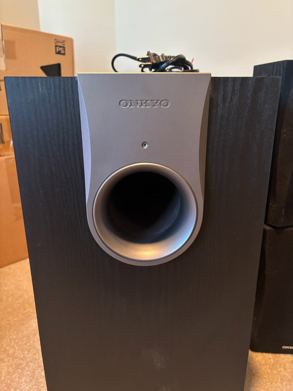 X108 Onkyo surround sound speaker set and Onkyo receiver