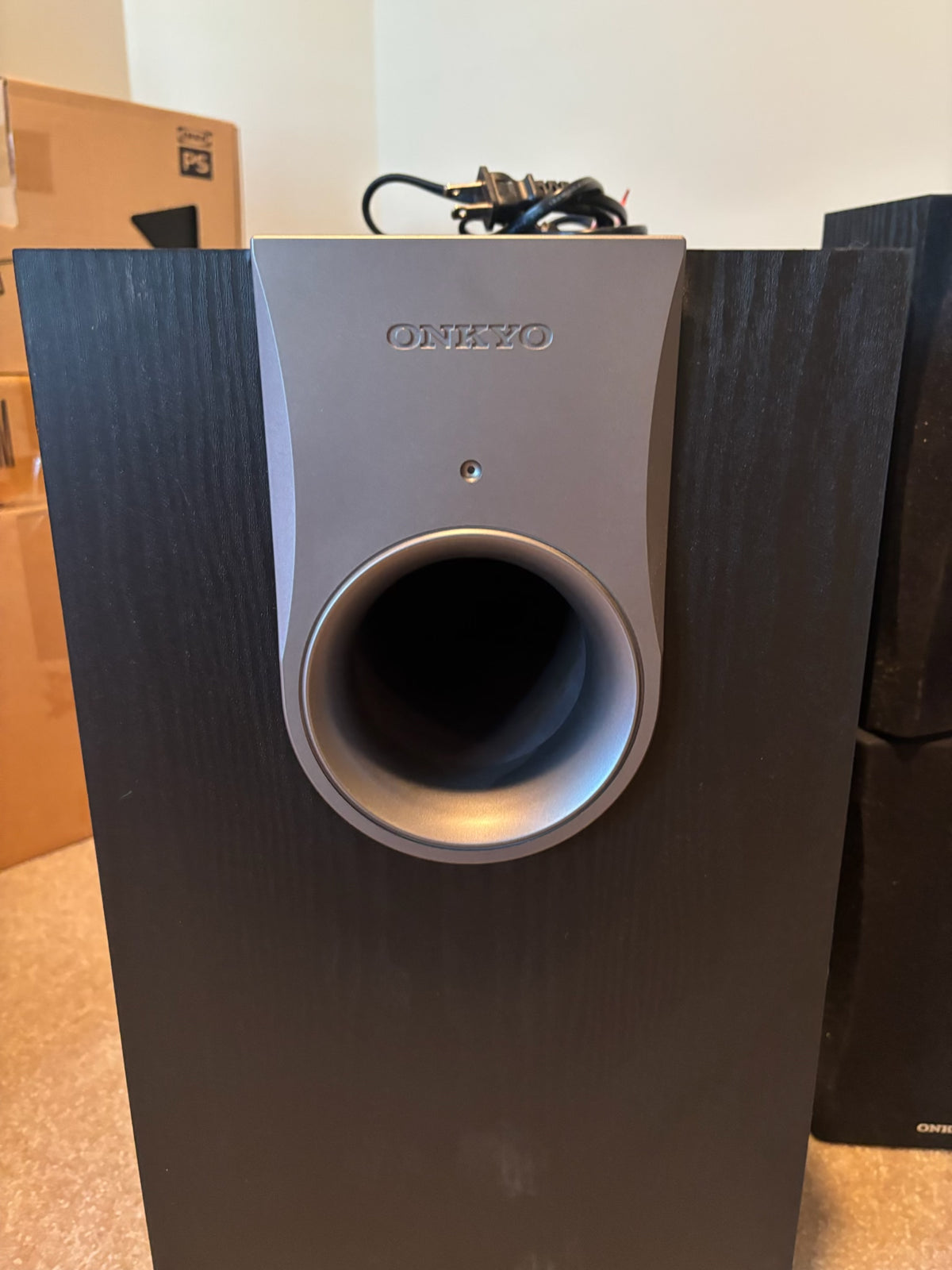 X108 Onkyo surround sound speaker set and Onkyo receiver