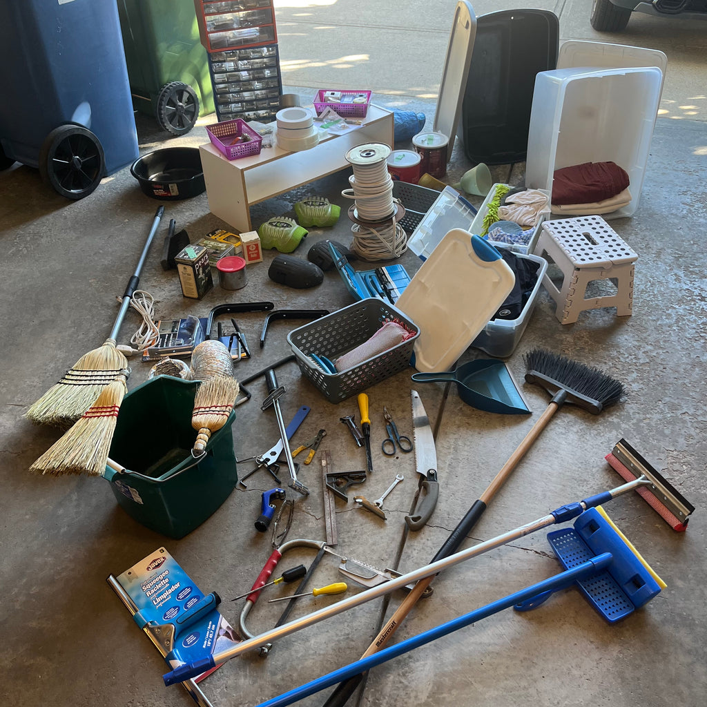 X302 Garage Grouping (squeegees and more)