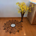 X216 Floral Decor Grouping (wall hanging and vase)