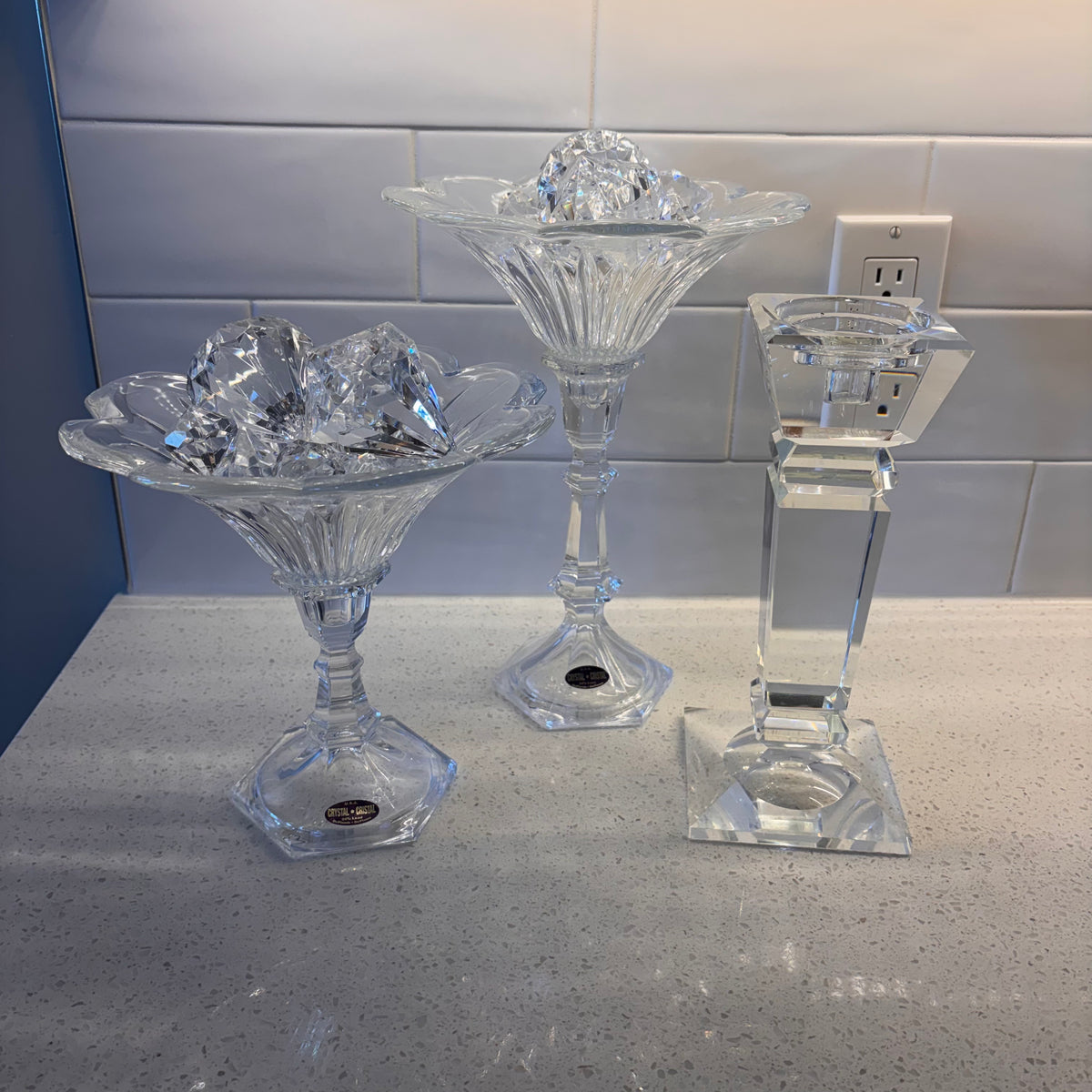 X219 Crystal Grouping (large plastic “diamonds” and more)