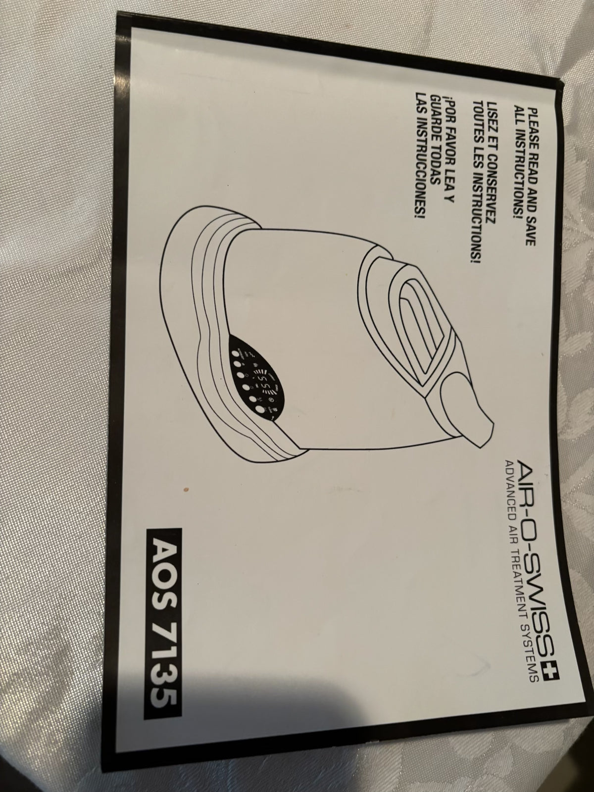 X116 Portable humidifier and accessories