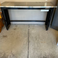 X308 Husky metal worktable (dent in back panel)