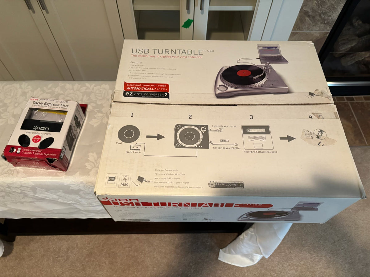 X122 Ion Tape Express Plus and Ion USB Turntable