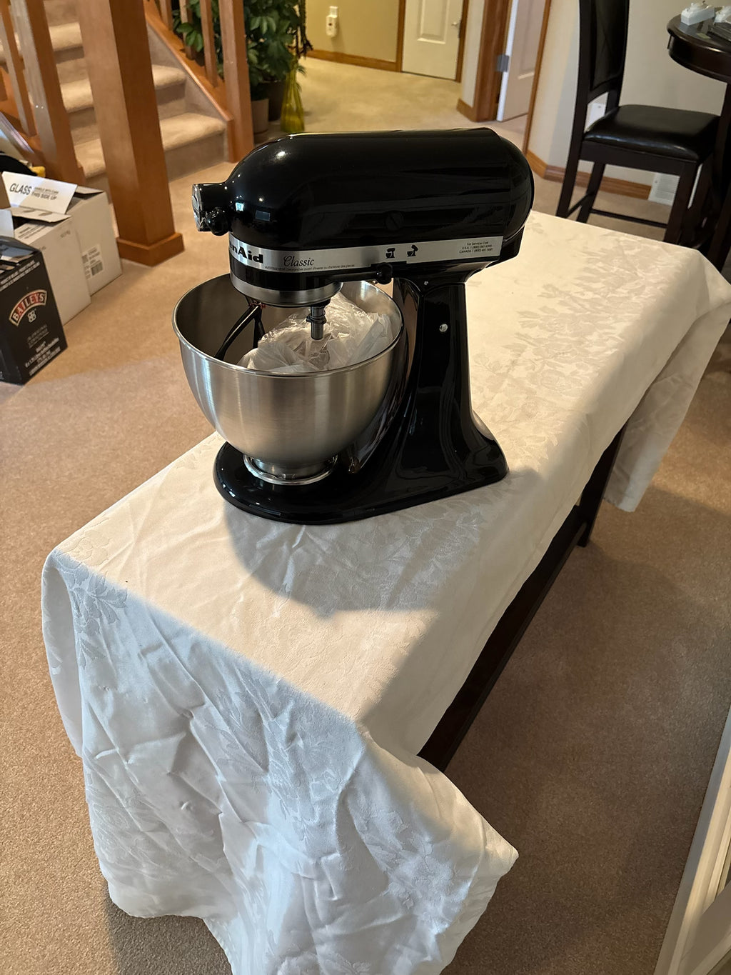X123 Kitchen Aid Classic stand mixer with 3 attachments
