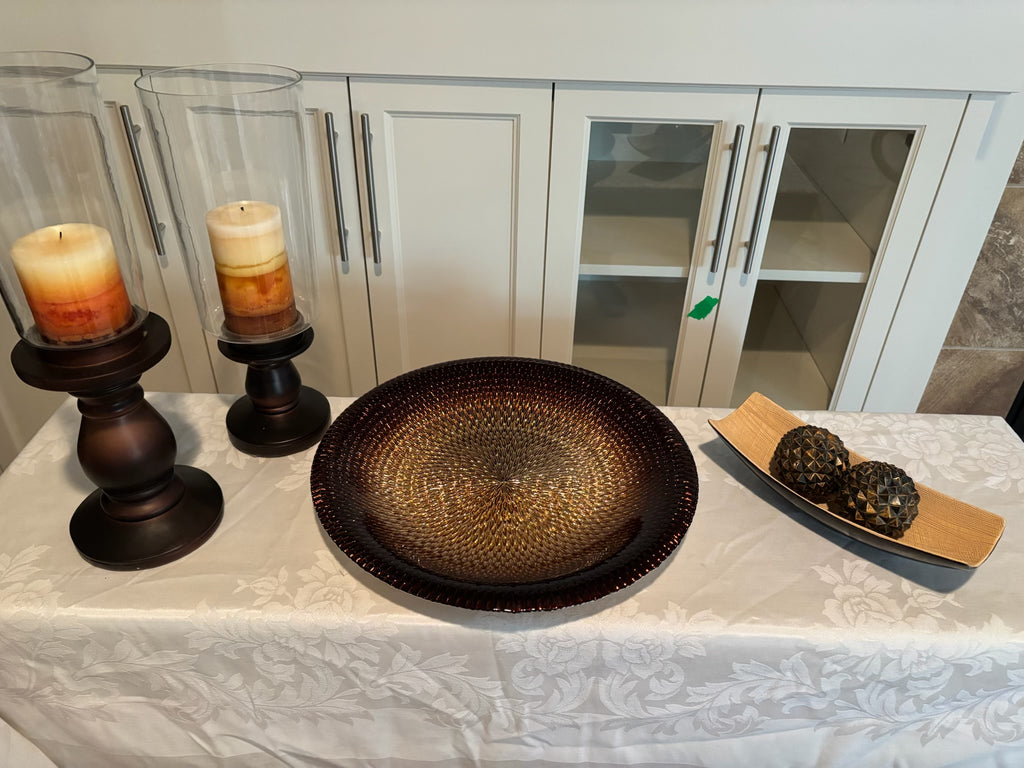X127 Home Decor Grouping (candle sticks and more)