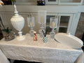 X131 White Decor Grouping (candle stands and more)