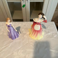 X138 Royal Doulton Grouping ( "Patricia" and February Amethyst)