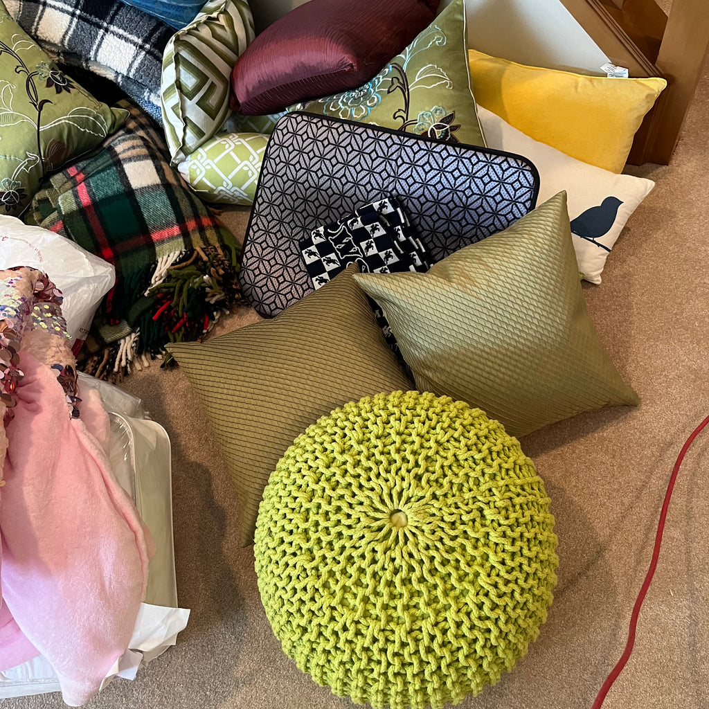 X142 Throw Pillows and More Grouping