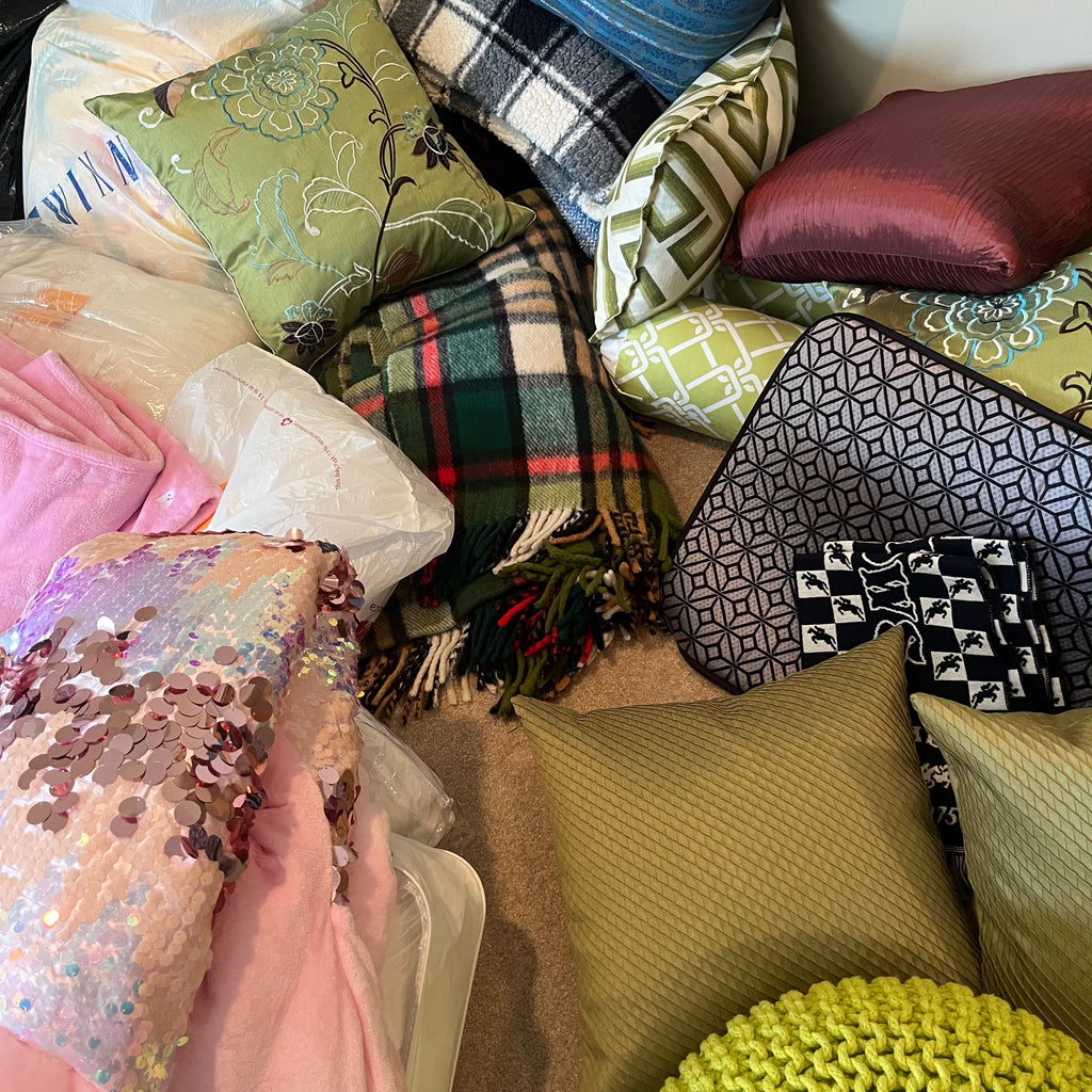 X142 Throw Pillows and More Grouping