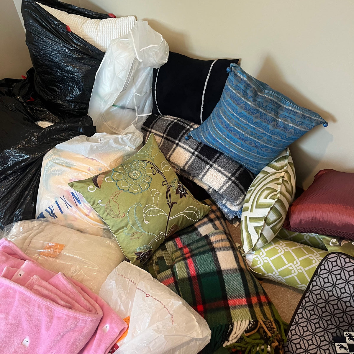 X142 Throw Pillows and More Grouping
