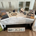 X146 Seaside Decor Grouping (conch shell and more)