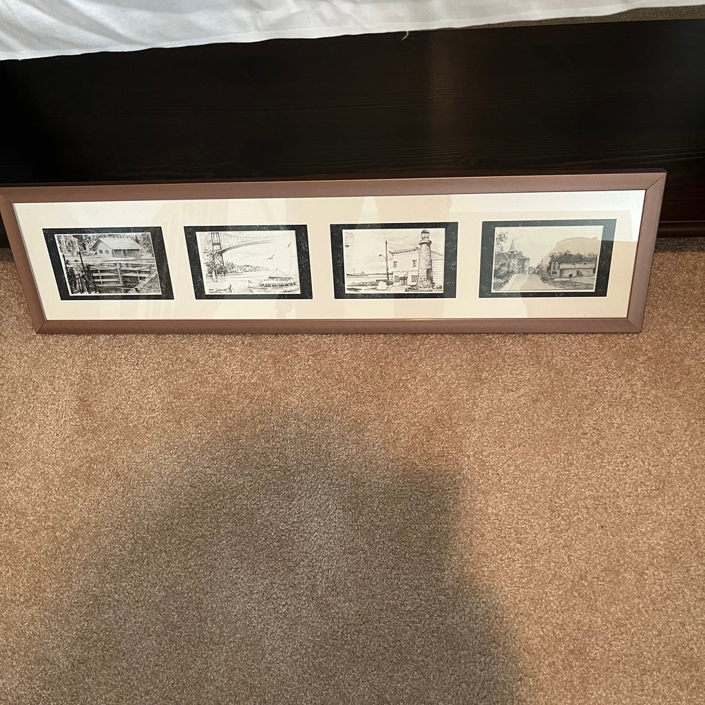 X146 Seaside Decor Grouping (conch shell and more)