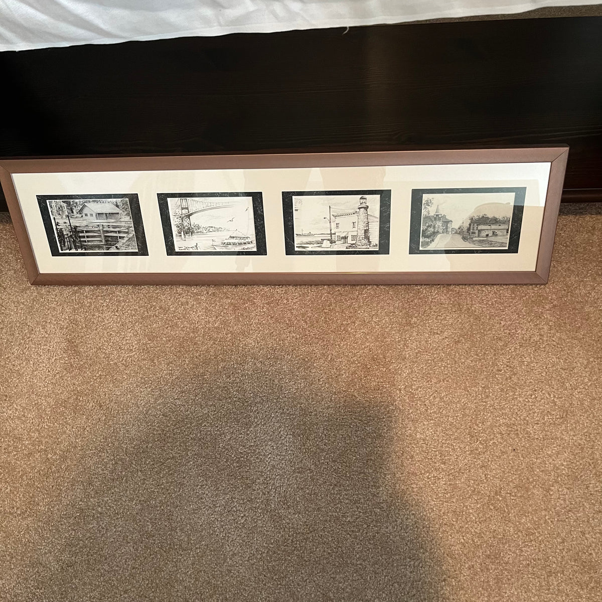 X146 Seaside Decor Grouping (conch shell and more)