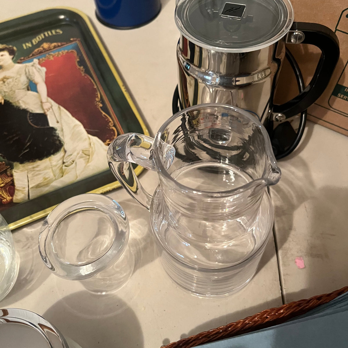 X158  Kitchen Grouping (decanter and more)