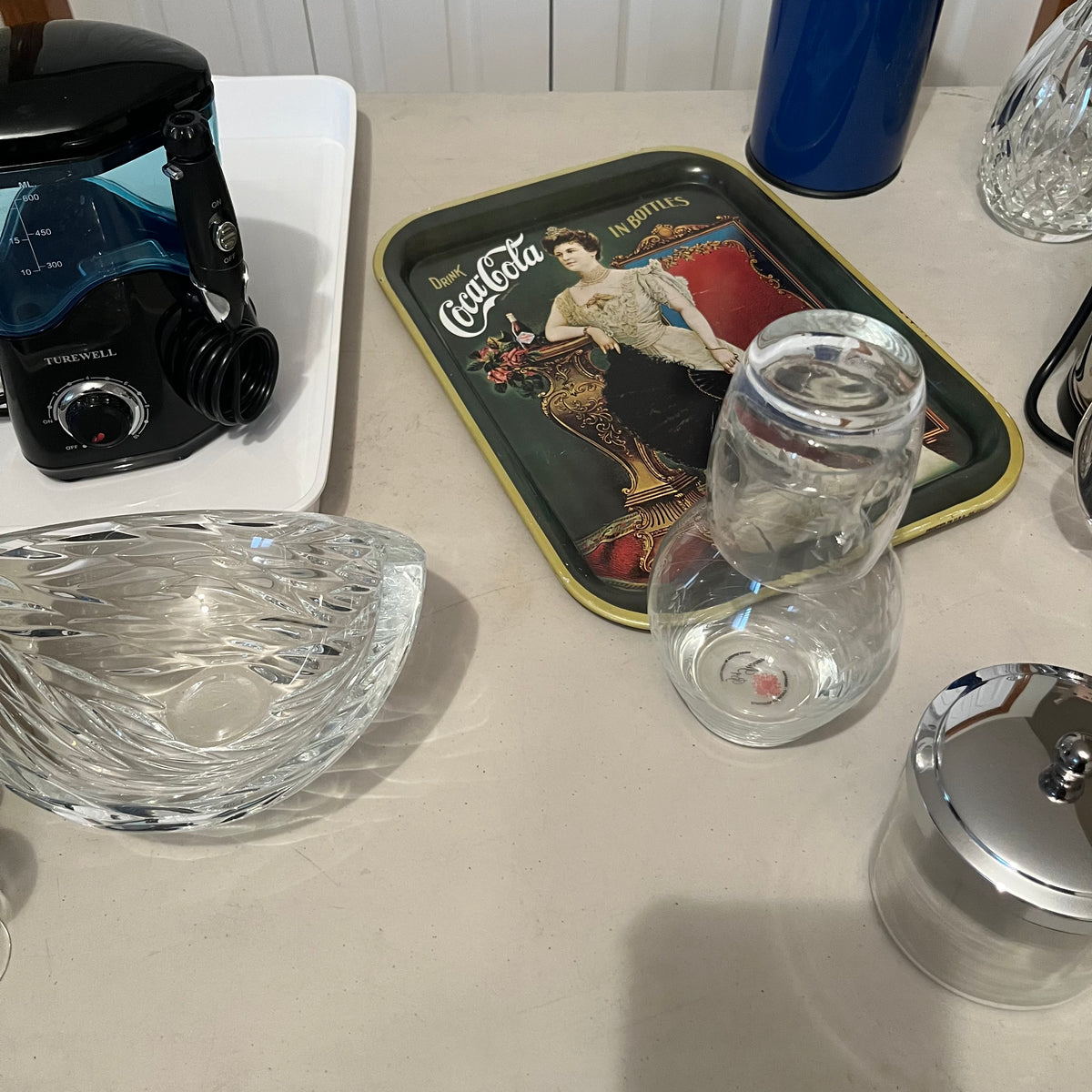 X158  Kitchen Grouping (decanter and more)