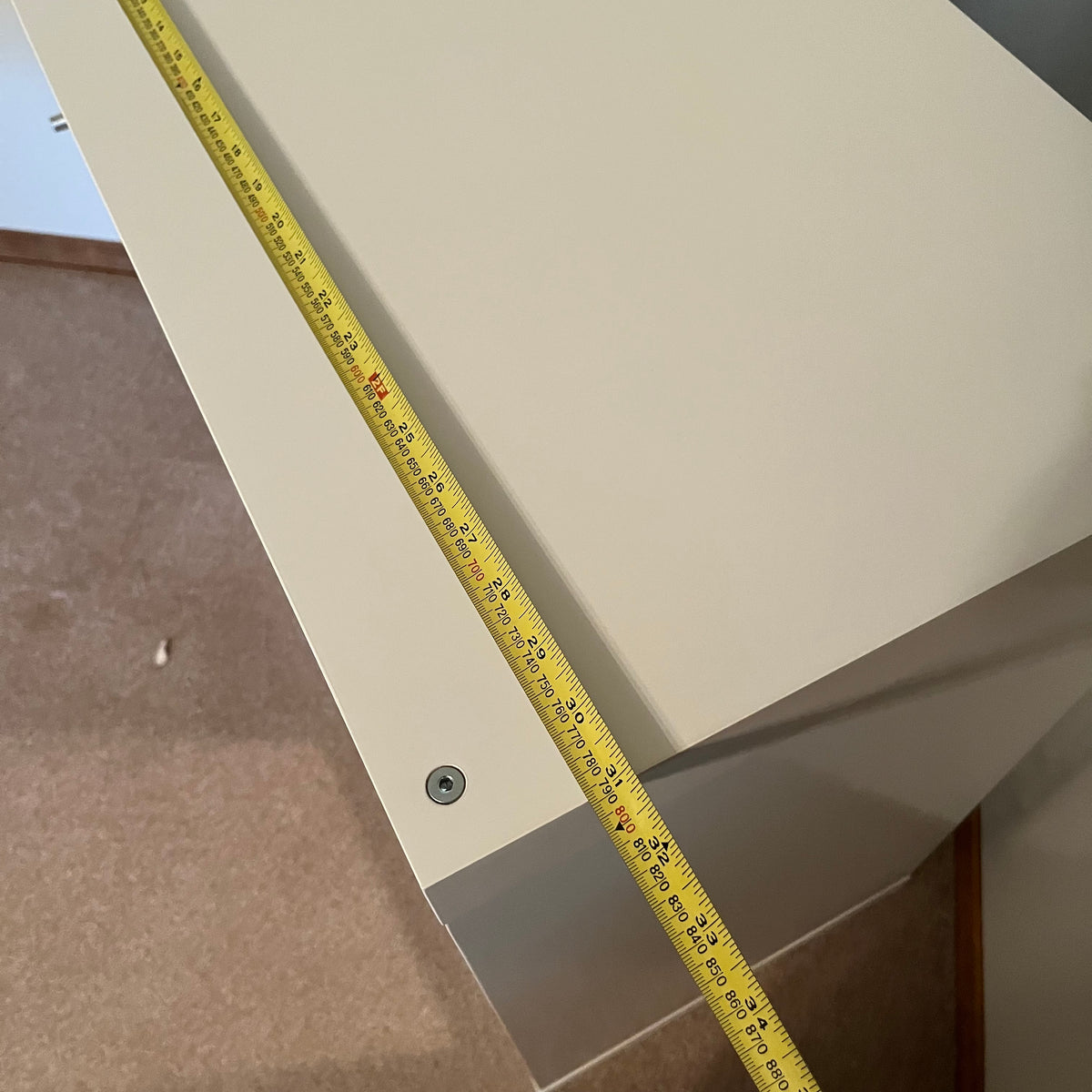 X161 Ikea Kallax shelf with mirrored cubbies