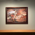 Y341A Vintage original painting on board (H. Reimer copy of Terpning original painting)