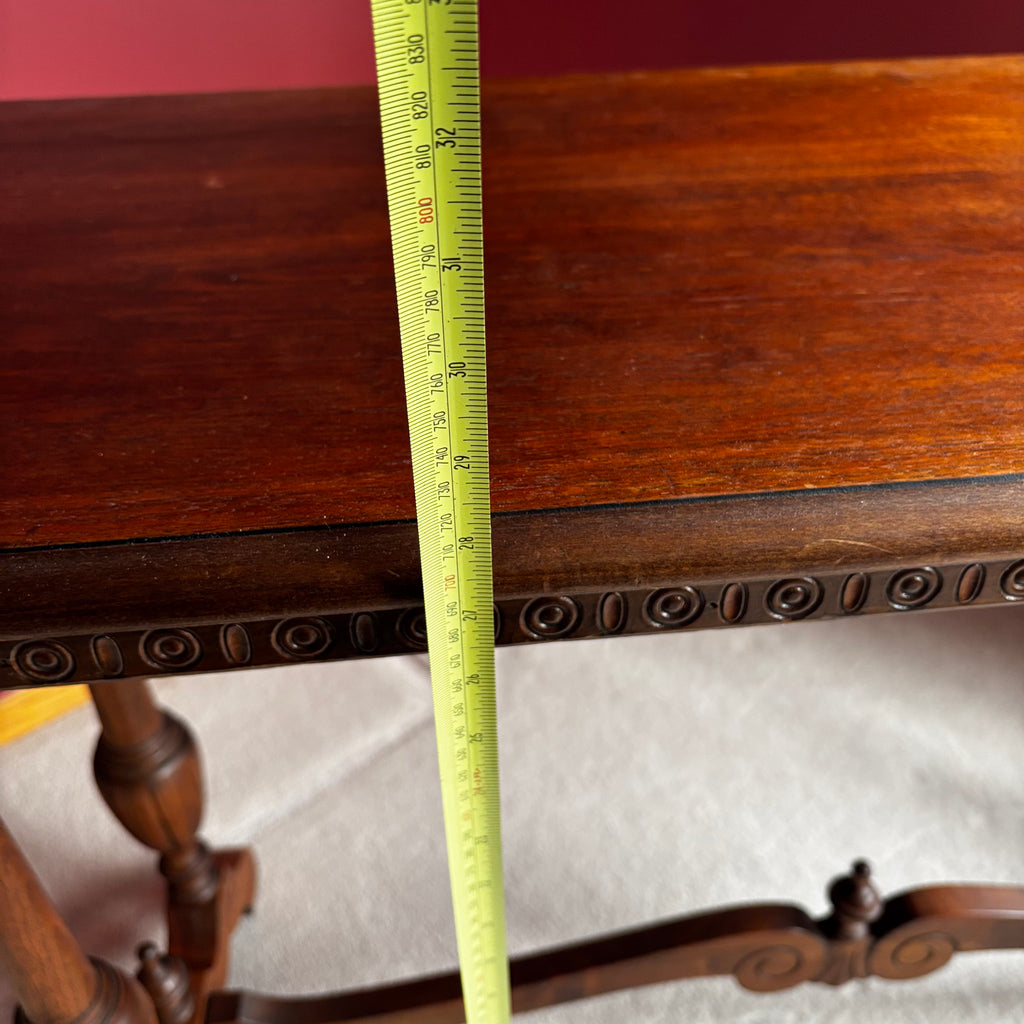 Y101 Antique solid walnut console/sofa table (59" x 29" x 18")