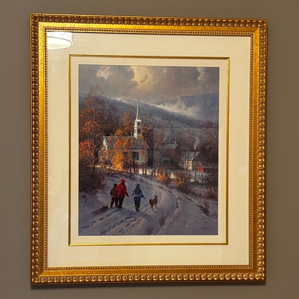 Y107 G. Harvey framed print, A Time of Grace (29” x 33” framed)