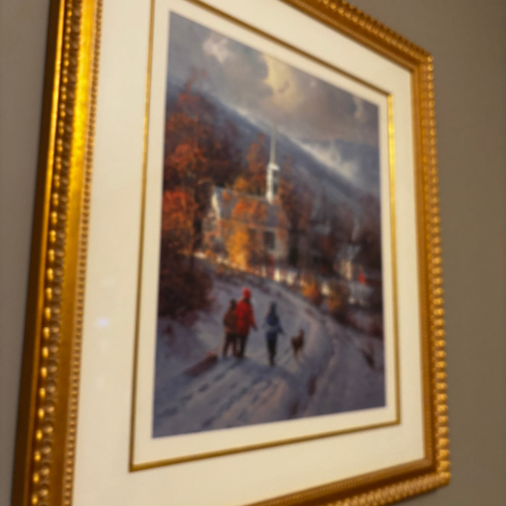 Y107 G. Harvey framed print, A Time of Grace (29” x 33” framed)