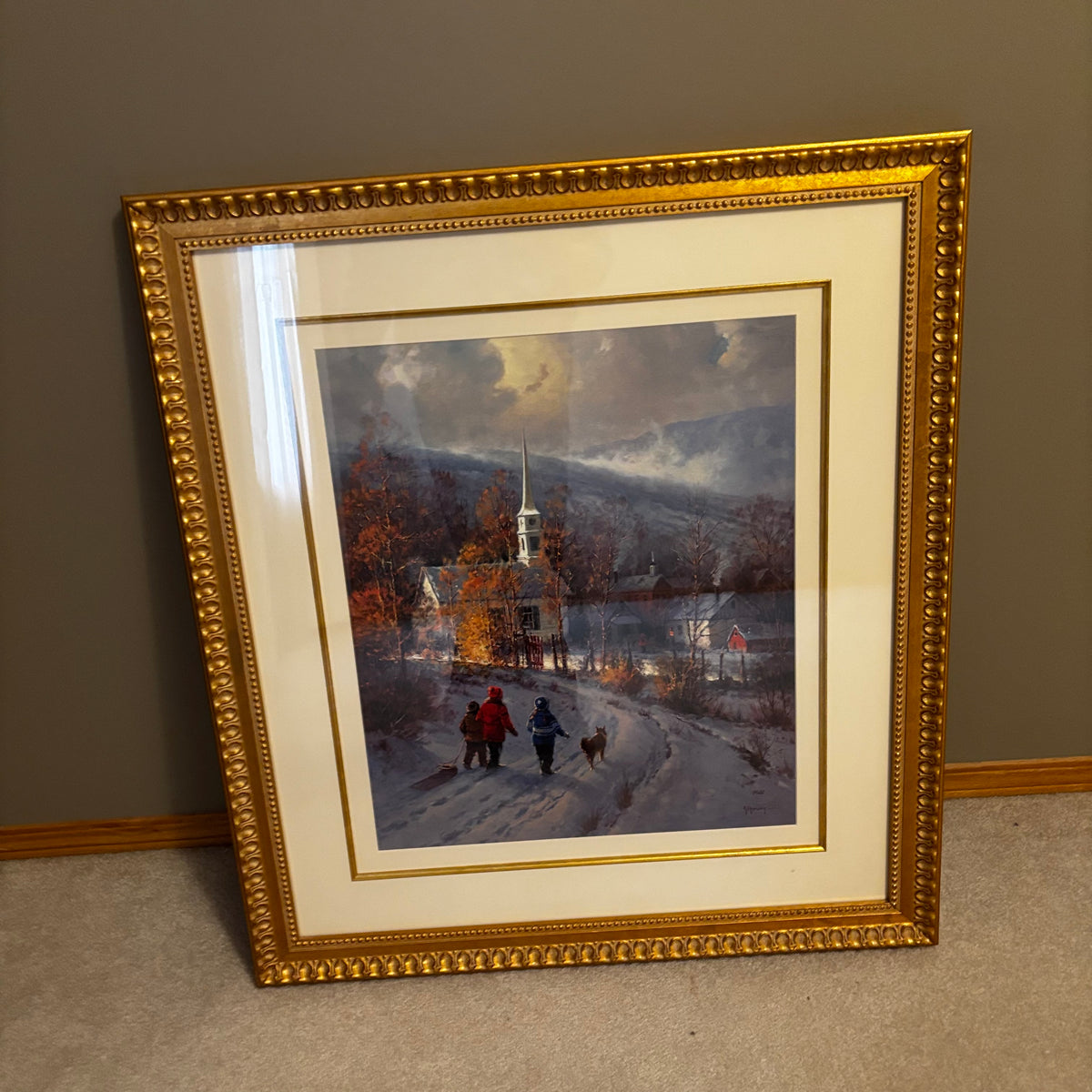 Y107 G. Harvey framed print, A Time of Grace (29” x 33” framed)