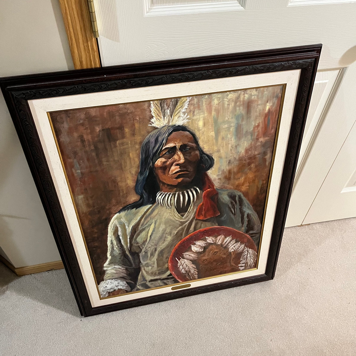 Y304 Framed Harvey Reimer original painting (30" x 37")