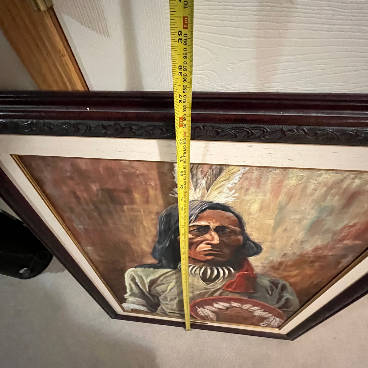 Y304 Framed Harvey Reimer original painting (30" x 37")