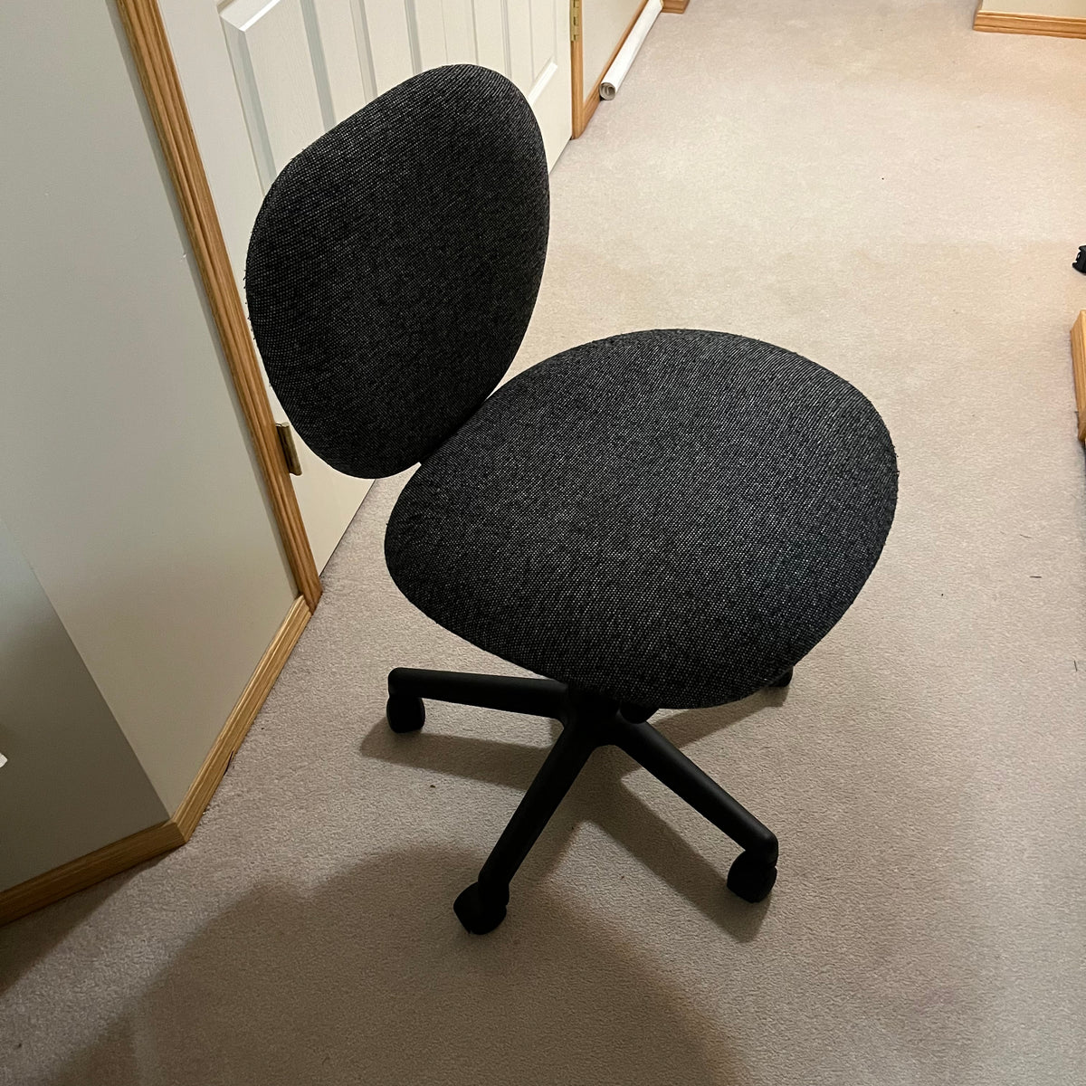 Y309 Grey fabric office char