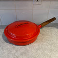 Y115 Mid Century Finel Arabia cast iron pan