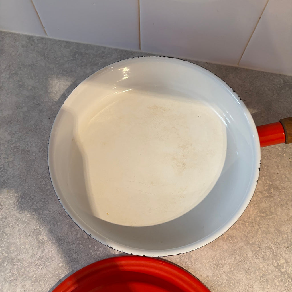 Y115 Mid Century Finel Arabia cast iron pan