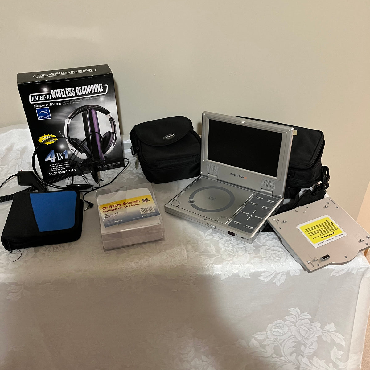 Y311 Electronics Grouping (portable dvd player and more)