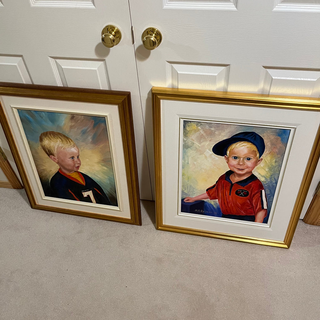 Y317 Set of 2 HR Reimer original paintings