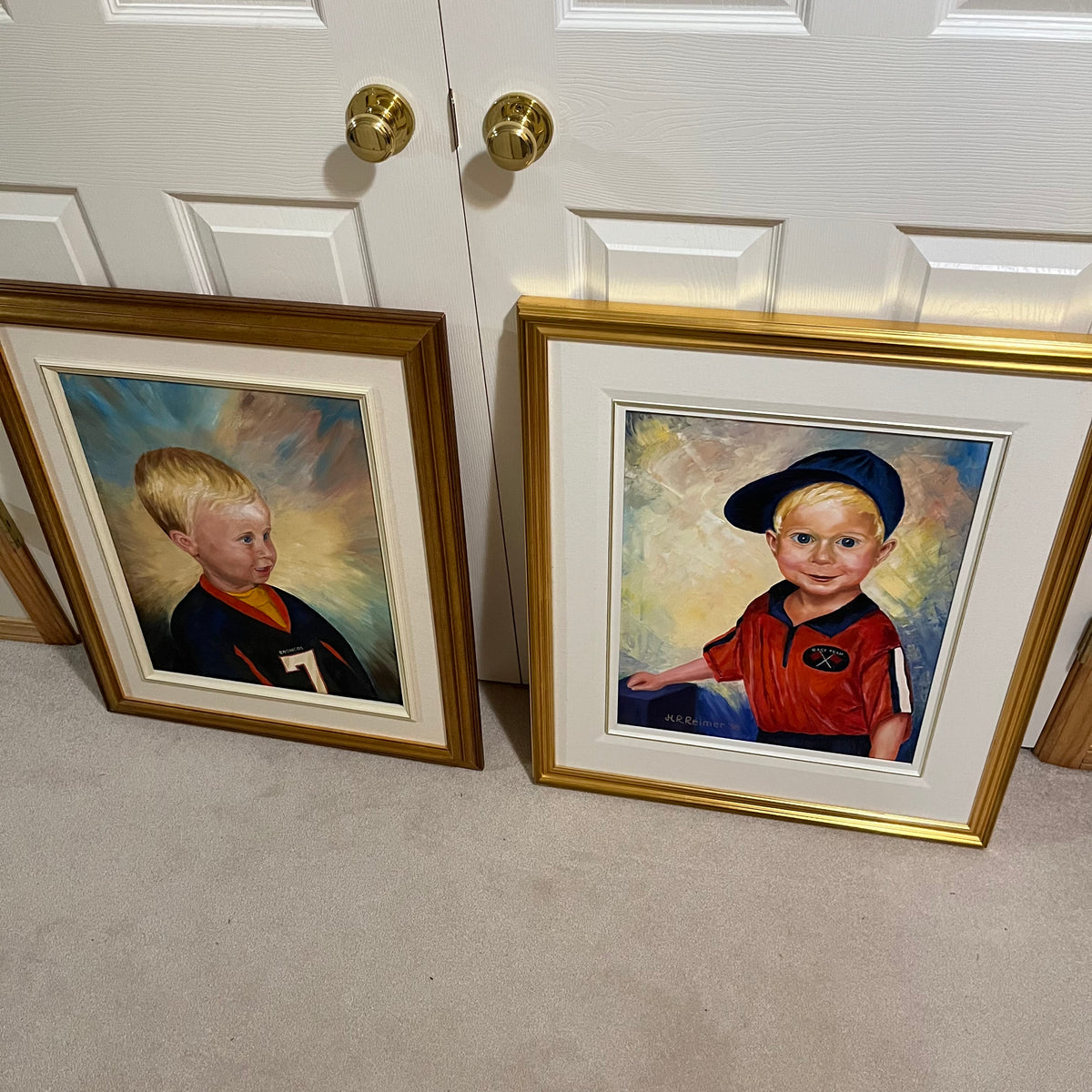 Y317 Set of 2 HR Reimer original paintings