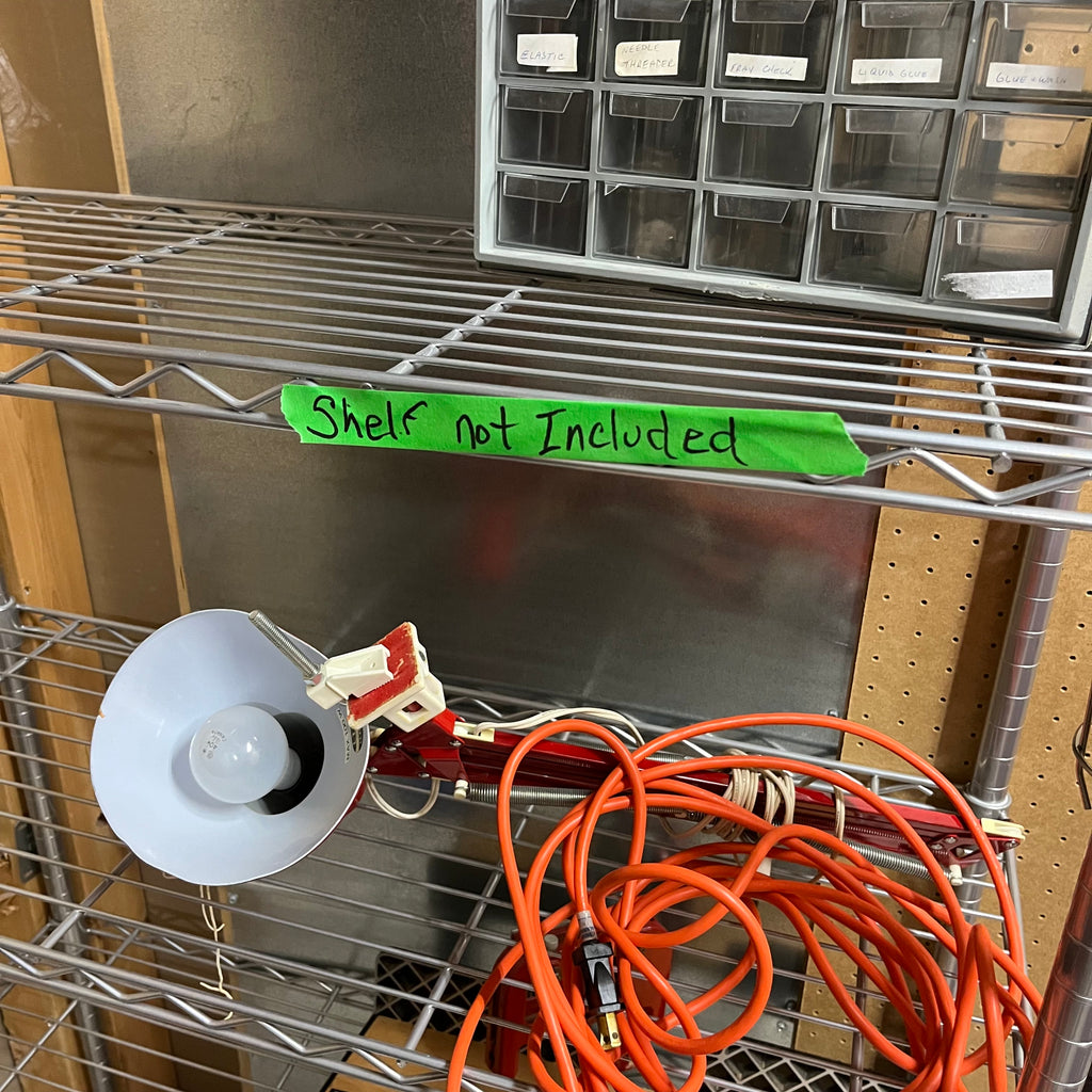 Y328 Garage Grouping (extension cords and more) ***shelf NOT included