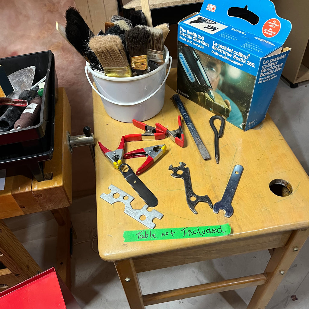 Y328 Garage Grouping (extension cords and more) ***shelf NOT included
