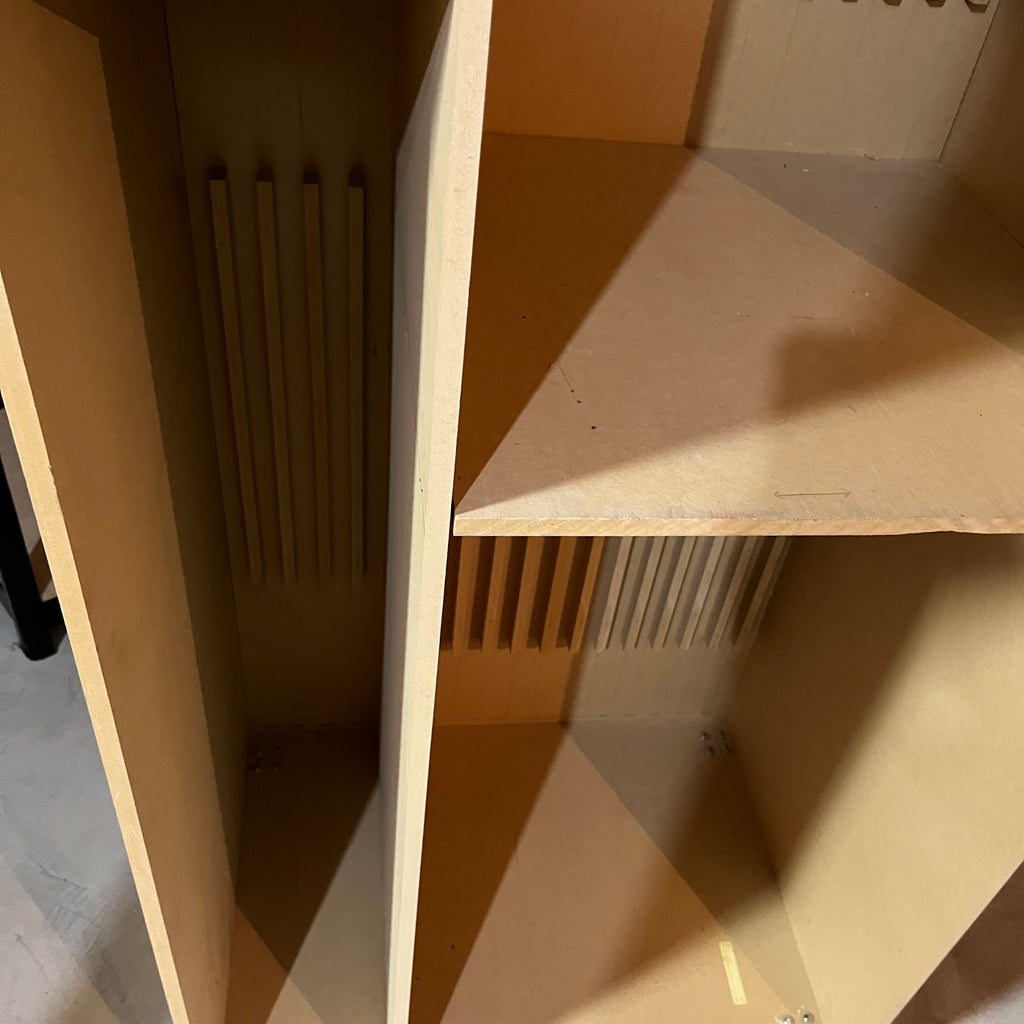 Y329 Modern wooden storage shelf (60" x 28" x 20" )