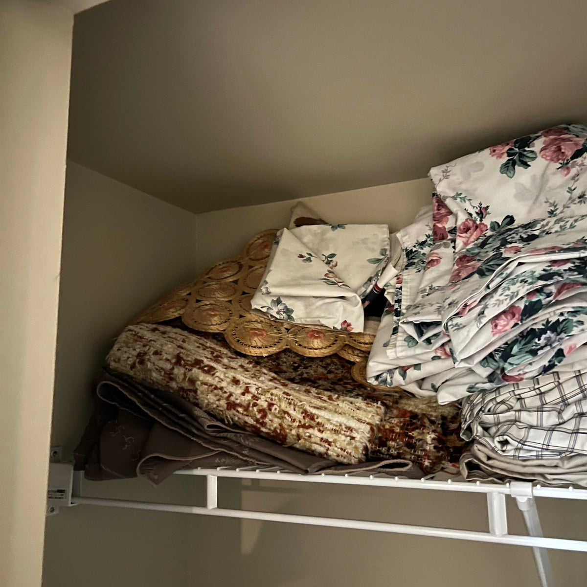 Y349A Linen Closet contents