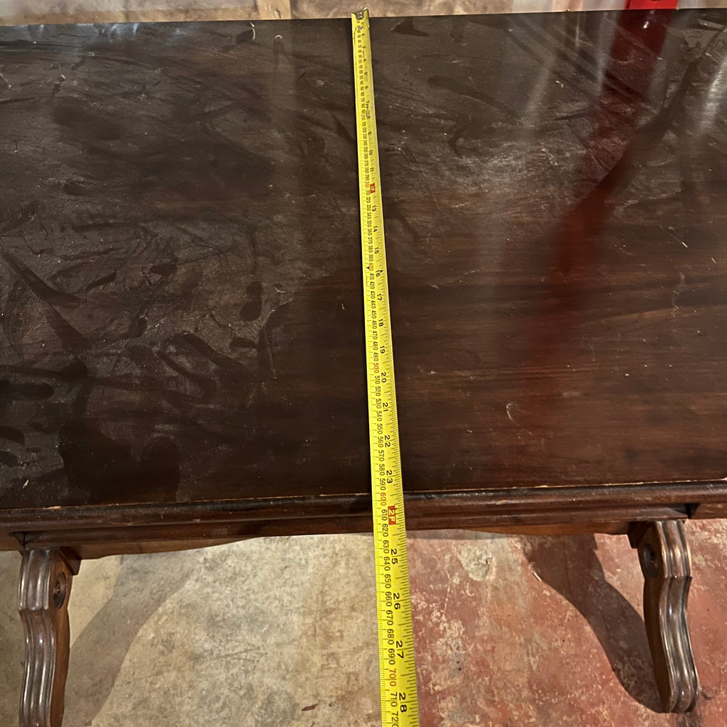 E201 & 304 Beaucraft furniture Solid walnut dining table with 4 Chairs