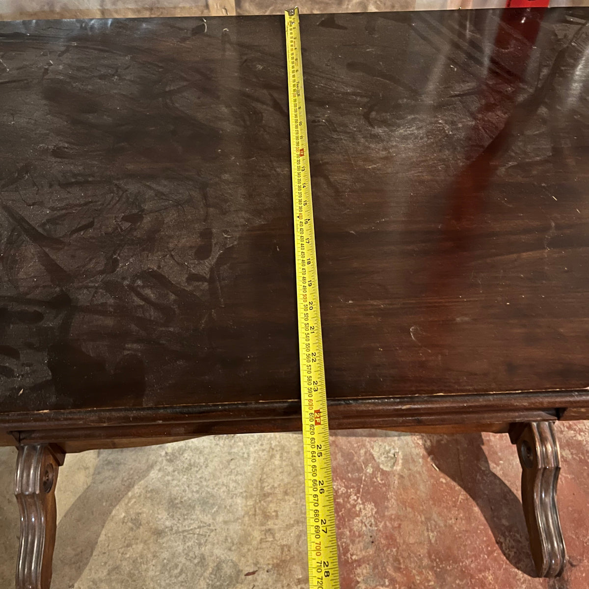 E201 & 304 Beaucraft furniture Solid walnut dining table with 4 Chairs