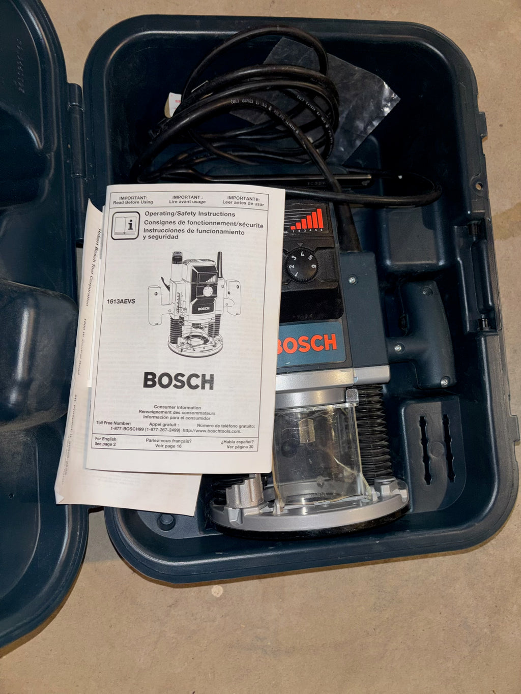 E316 As is Bosch router