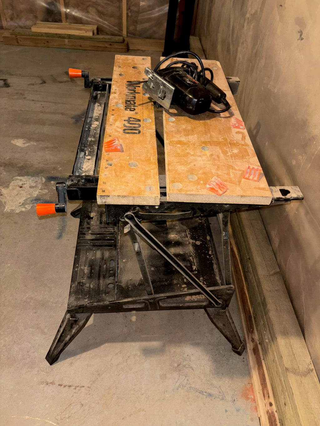 E317 Workmate 400 and jig saw