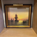 Y124 Vintage artwork (marine sunset, 25" x 22")