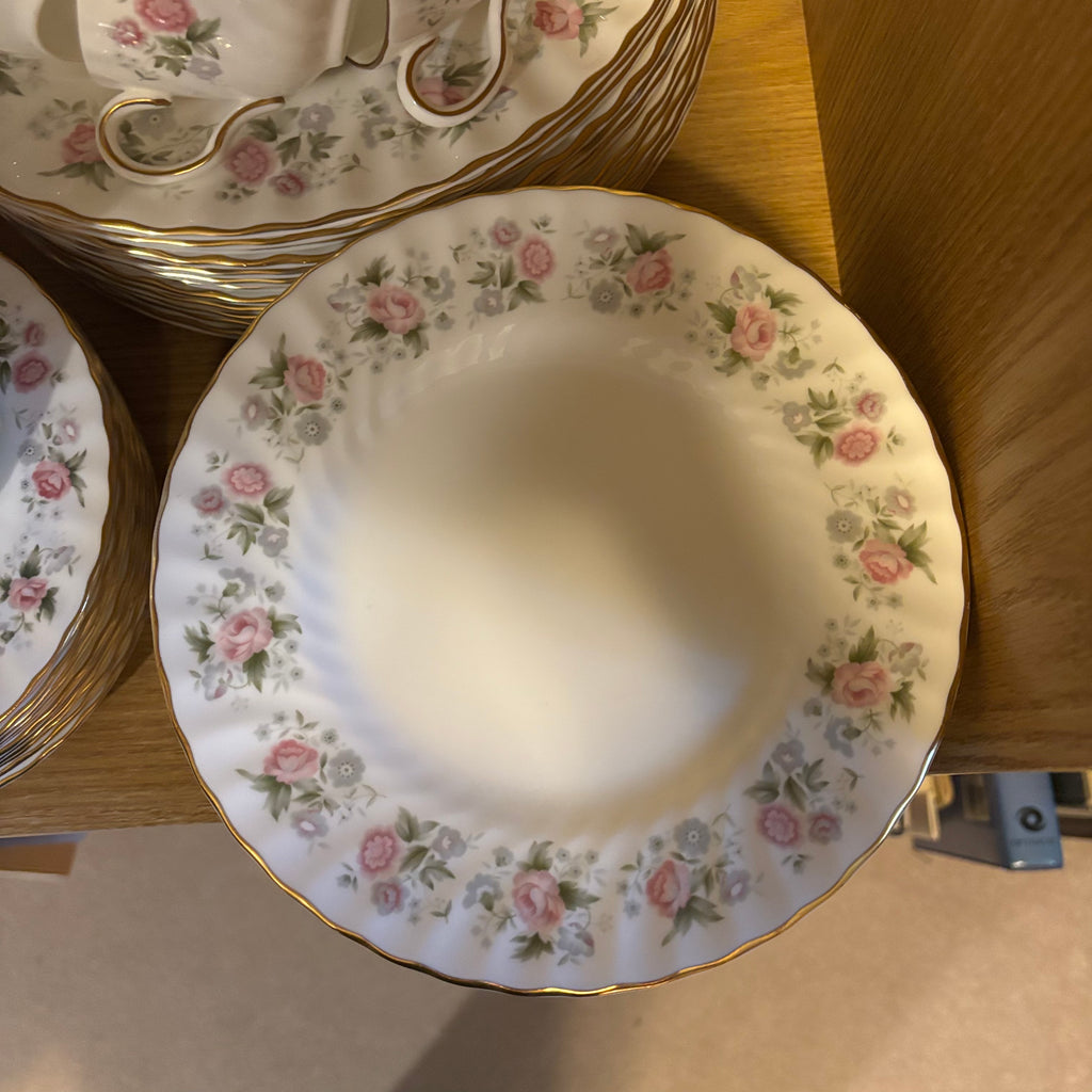 Y125 88 Piece Vintage Minton Spring Bouquet china grouping