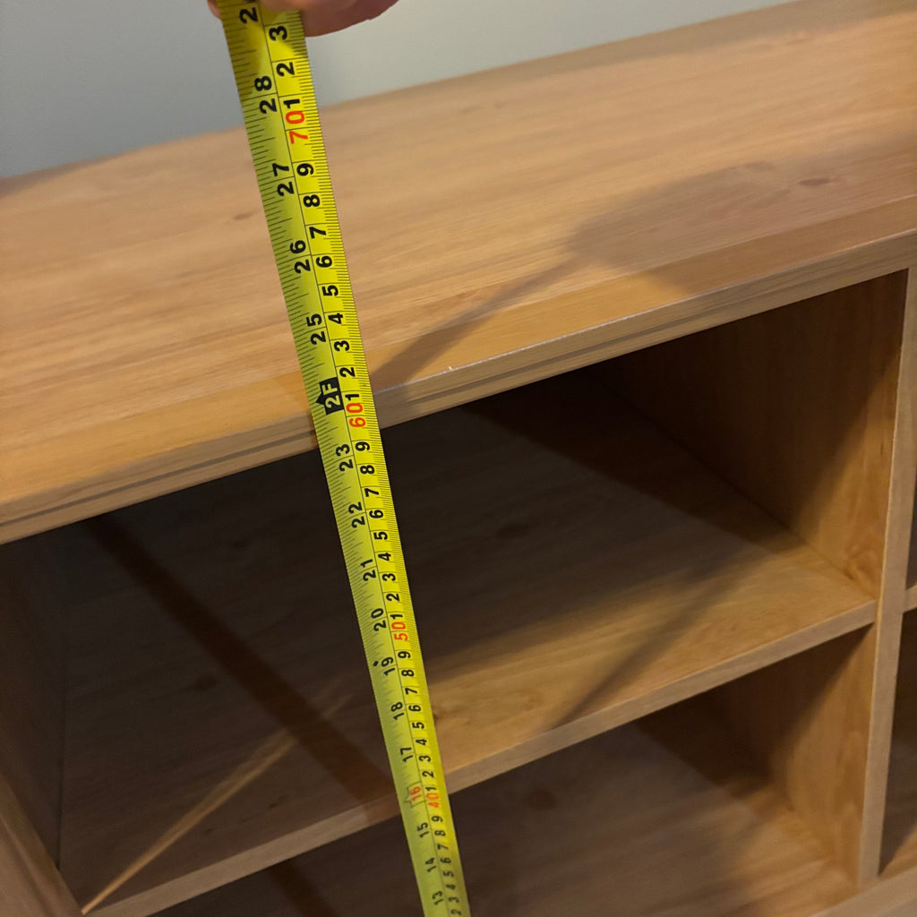 Y126 4 Piece Pine entertainment centre