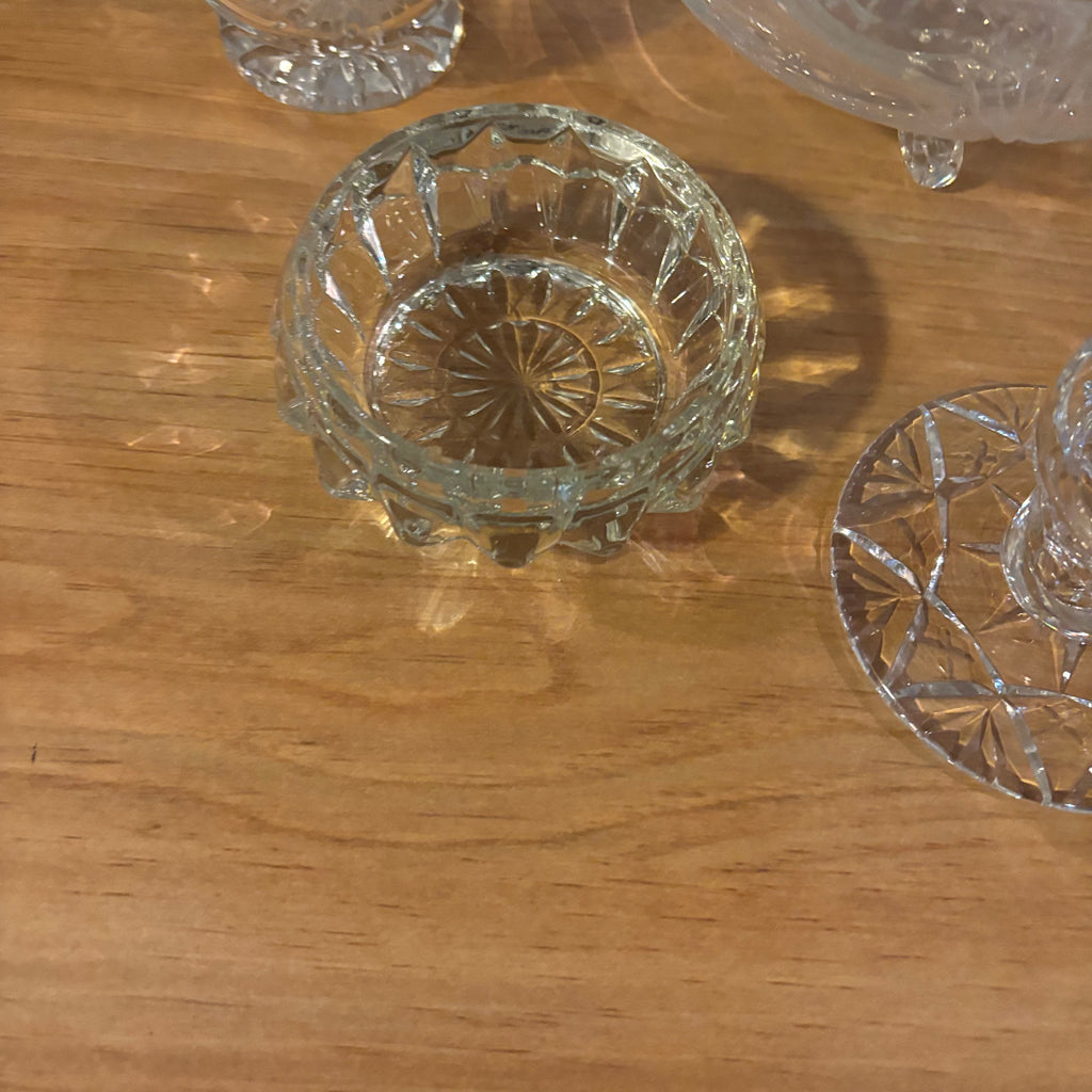Y127 Vintage Crystal Grouping (candy dishes and more)