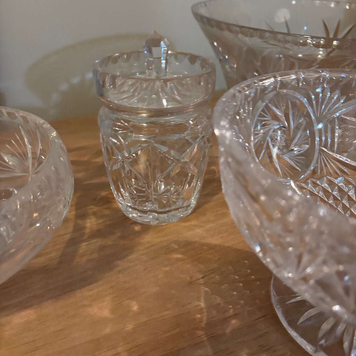 Y127 Vintage Crystal Grouping (candy dishes and more)