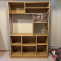 Y133 Light wood coloured entertainment unit (49" x 71" x 15")