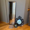 Y136 Home Decor Grouping (mirror and wall clock, clock is plastic)