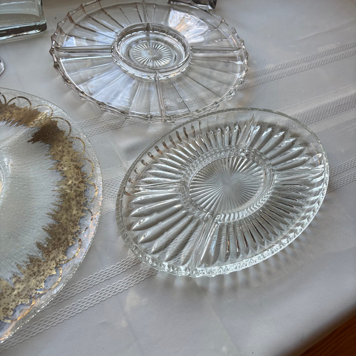 Y138 Vintage Grouping (Large heavy glass vase and more)